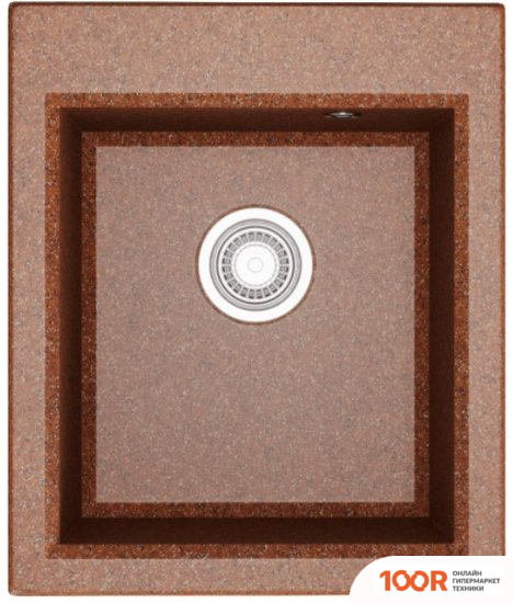 Кухонная мойка Акватон ЛИНЕА 43 (ТЕРРАКОТОВЫЙ) (140517)
