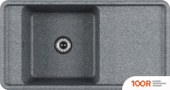 Кухонная мойка Акватон БЕЛЛИС 97 (СЕРЫЙ) (140487)