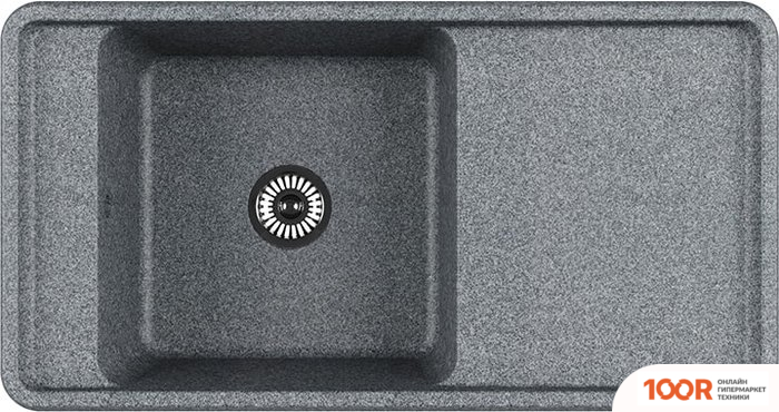 Кухонная мойка Акватон БЕЛЛИС 97 (СЕРЫЙ) (140487)