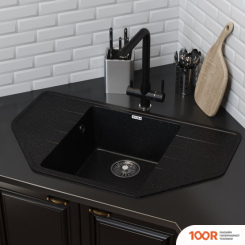 Кухонная мойка Zox ZX-GM 13 548595 (ЧЕРНЫЙ) (140449)