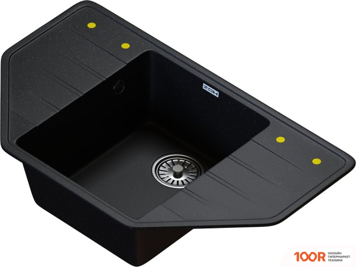 Кухонная мойка Zox ZX-GM 13 548595 (ЧЕРНЫЙ) (140449)