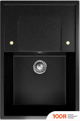 Кухонная мойка Zox ZX-GM 12 544345 (ЧЕРНЫЙ) (140442)