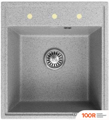 Кухонная мойка Zox ZX-GM 11 544330 (СЕРЫЙ) (140438)