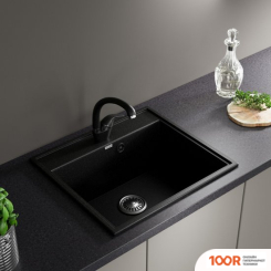Кухонная мойка Zox ZX-GM 09 544322 (ЧЕРНЫЙ) (140430)