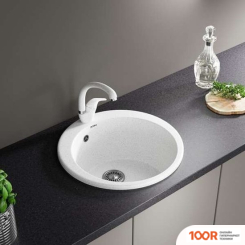 Кухонная мойка Zox ZX-GM 08 544319 (БЕЛЫЙ) (140428)