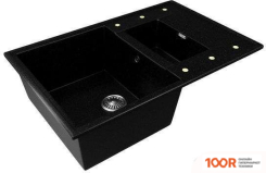 Кухонная мойка Zox ZX-GM 07 544312 (ЧЕРНЫЙ) (140423)