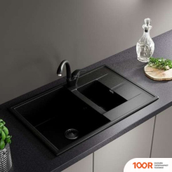 Кухонная мойка Zox ZX-GM 07 544312 (ЧЕРНЫЙ) (140423)