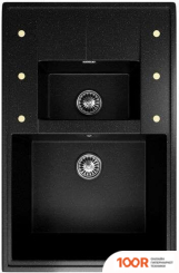 Кухонная мойка Zox ZX-GM 07 544312 (ЧЕРНЫЙ) (140423)