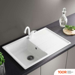 Кухонная мойка Zox ZX-GM 06 544308 (БЕЛЫЙ) (140421)