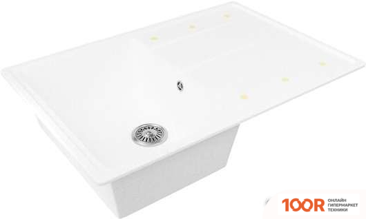 Кухонная мойка Zox ZX-GM 06 544308 (БЕЛЫЙ) (140421)