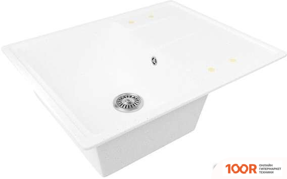 Кухонная мойка Zox ZX-GM 05 544301 (БЕЛЫЙ) (140416)