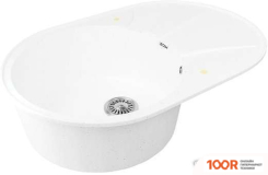 Кухонная мойка Zox ZX-GM 03 544289 (БЕЛЫЙ) (140406)