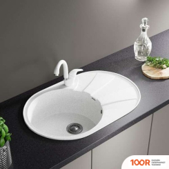 Кухонная мойка Zox ZX-GM 03 544289 (БЕЛЫЙ) (140406)