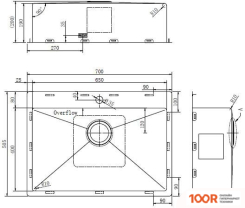 Кухонная мойка ZorG ZRN 5070 PREMIUM (140387)