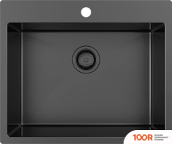 Кухонная мойка ZorG ZRN 5060 PREMIUM PVD GUNBLACK (140378)