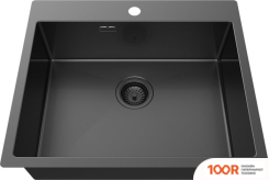 Кухонная мойка ZorG ZRN 5060 PREMIUM PVD GUNBLACK (140378)