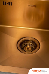 Кухонная мойка ZorG ZRN 5055 NANO PVD GOLD ROSY (140364)