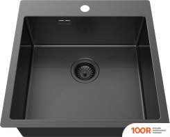 Кухонная мойка ZorG ZRN 5050 PREMIUM PVD GUNBLACK (140359)