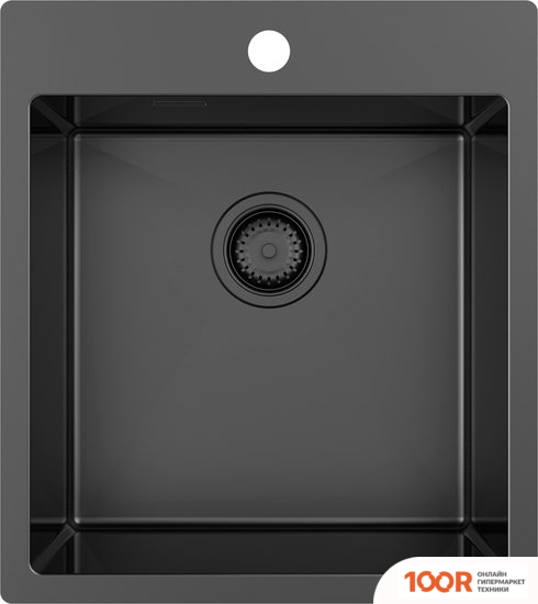 Кухонная мойка ZorG ZRN 5045 PREMIUM PVD GUNBLACK (140357)