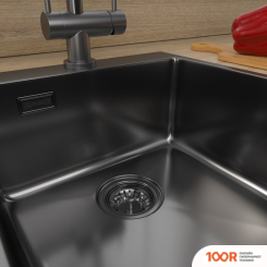 Кухонная мойка ZorG ZRN 5045 PREMIUM PVD GUNBLACK (140357)