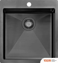 Кухонная мойка ZorG ZRN 5045 NANO PVD GUNBLACK 3 ММ (140349)