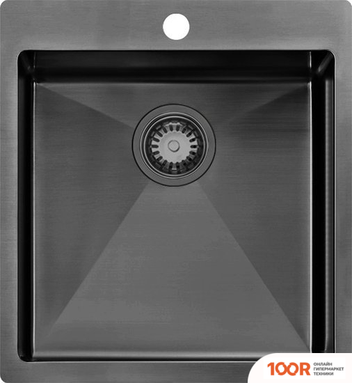 Кухонная мойка ZorG ZRN 5045 NANO PVD GUNBLACK 3 ММ (140349)