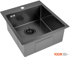 Кухонная мойка ZorG ZRN 5045 NANO PVD GUNBLACK (140348)