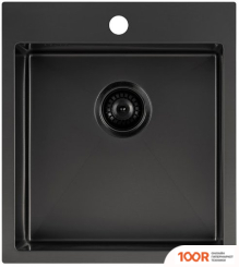 Кухонная мойка ZorG ZRN 5045 NANO PVD GUNBLACK (140348)