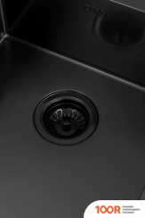 Кухонная мойка ZorG ZRN 5045 NANO PVD GUNBLACK (140348)