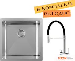 Кухонная мойка ZorG ZRN 4545 PREMIUM + CМЕСИТЕЛЬ ASGARD PREMIUM SATIN (140329)