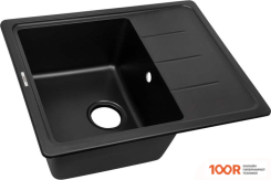Кухонная мойка ZorG TORINO 62 (ЧЕРНЫЙ ОНИКС) (140277)