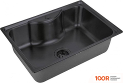 Кухонная мойка ZorG SZR 6545 GRAFIT (140258)