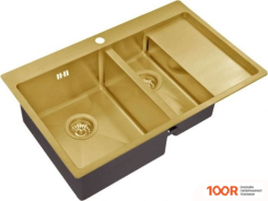 Кухонная мойка ZorG SZR 5178-2-L BRONZE (140253)