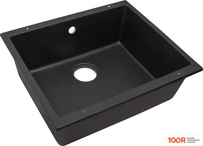 Кухонная мойка ZorG SUBLINE 50 (ЧЕРНЫЙ ОПАЛ) (140250)