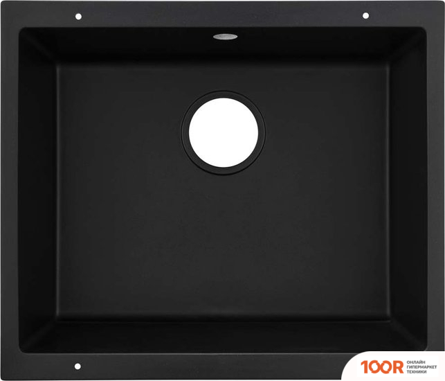 Кухонная мойка ZorG SUBLINE 50 (ЧЕРНЫЙ ОНИКС) (140249)