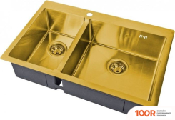 Кухонная мойка ZorG SH 78-2-51-R BRONZE (140230)