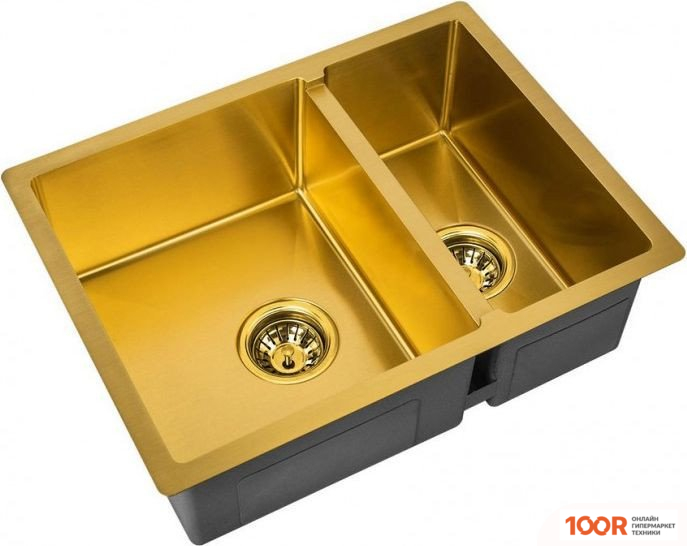 Кухонная мойка ZorG PVD 58-2-44 BRONZE (140189)