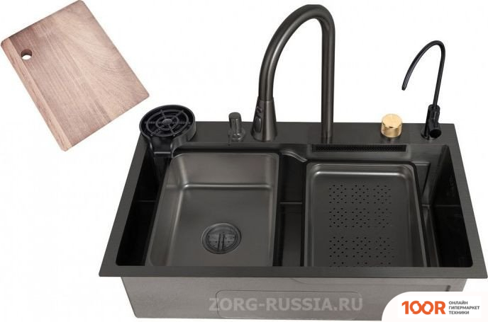 Кухонная мойка ZorG MASTER ZM 7546 GRAFIT (140187)