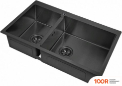 Кухонная мойка ZorG INOX-PVD 78-2-51R GRAFIT (140169)