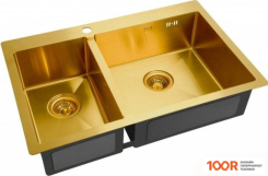 Кухонная мойка ZorG INOX-PVD 78-2-51R BRONZE (140168)