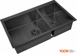 Кухонная мойка ZorG INOX-PVD 78-2-51L GRAFIT (140167)