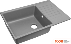 Кухонная мойка ZorG DELLO 78 (СЕРЫЙ БЕТОН) (140144)