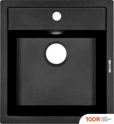Кухонная мойка ZorG COMO 46 (ЧЕРНЫЙ ОПАЛ) (140141)