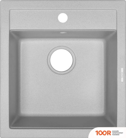 Кухонная мойка ZorG COMO 46 (СЕРЫЙ ЖЕМЧУГ) (140138)