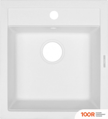 Кухонная мойка ZorG COMO 46 (БЕЛЫЙ КАМЕНЬ) (140135)