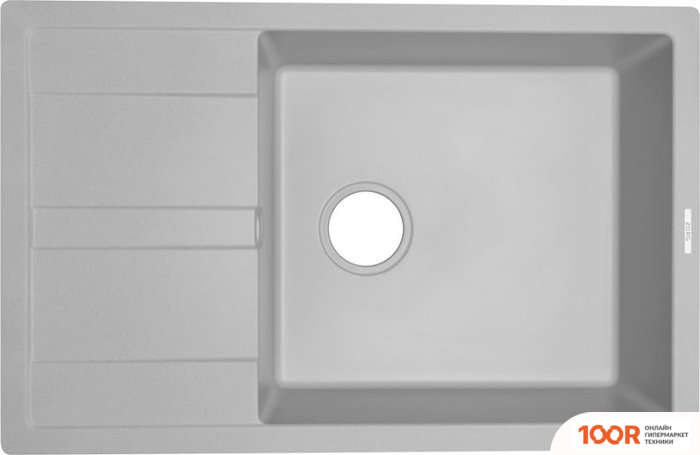 Кухонная мойка ZorG APOLLO 78 (СЕРЫЙ ЖЕМЧУГ) (140130)