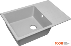 Кухонная мойка ZorG APOLLO 78 (СЕРЫЙ ЖЕМЧУГ) (140130)