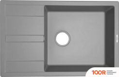 Кухонная мойка ZorG APOLLO 78 (СЕРЫЙ БЕТОН) (140129)