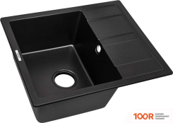 Кухонная мойка ZorG APOLLO 58 (ЧЕРНЫЙ ОНИКС) (140111)