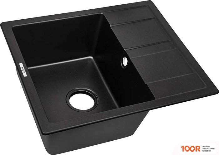 Кухонная мойка ZorG APOLLO 58 (ЧЕРНЫЙ ОНИКС) (140111)